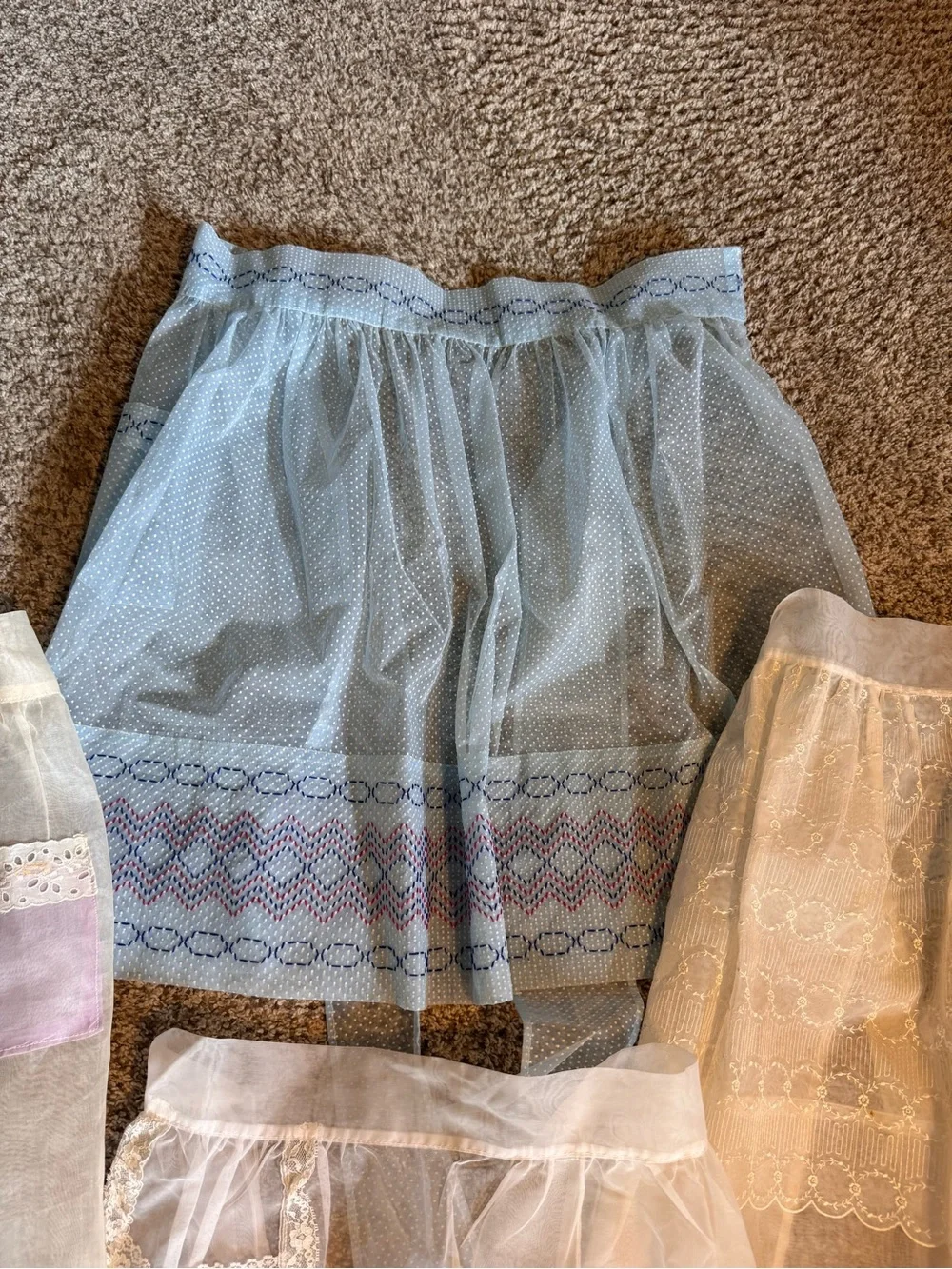 Vintage Hostess Apron Bundle (4)